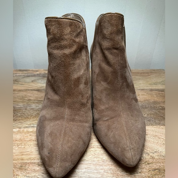 Jean-Michel Cazabat Suede Booties Sz 37.5 - Picture 6 of 11